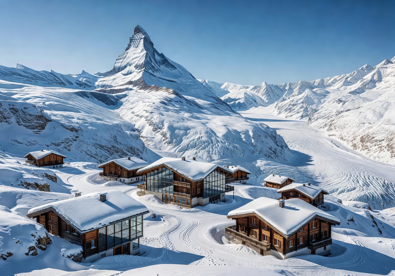 Matterhorn Glacier Resort Snow View